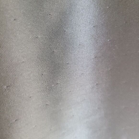 Valentino Roma Black Skirt 8 Wool‎ Silk Blend Shiny Straight Short Dot Pattern - Picture 7 of 8